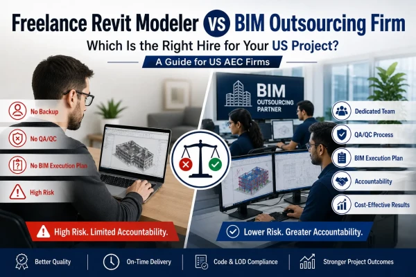 Freelance Revit Modeler vs BIM Outsourcing Firm: Which Is the Right Hire for Your US Project